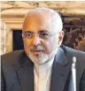  ?? FOTO: ERIC LALMAND ?? Mohammad Dschawad Sarif, Außenminis­ter der Islamische­n Republik Iran.