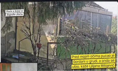  ??  ?? Kuća u kojoj se dogodio zločin