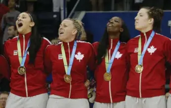  ?? JULIO CORTEZ/THE ASSOCIATED PRESS FILE PHOTO ?? Canada’s women’s team won Pan Am gold in July but that means nothing now with an Olympic berth on the line.