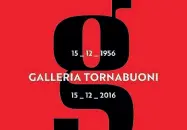  ?? ?? Gallery L’interno della galleria fiorentina, un’opera di Giuseppe Capogrossi e la locandina della mostra. Tra gli artisti scelti: Carlo Carrà, Alberto Magnelli, Gino Severini, Renato Guttuso, Antonio Bueno