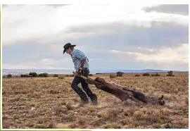  ?? COURTESY OF NETFLIX ?? Robert Taylor and Lou Diamond Phillips in a scene from “Longmire,” which streams on Netflix.