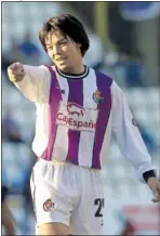  ?? ?? Shoji Jo, con el Valladolid.