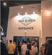  ?? MARIA VASSETT/SPECIAL TO THE REPUBLIC ?? The downtown music venue The Van Buren, seen here on opening night in 2017, has yet to return from its pandemic closure.