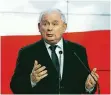  ?? FOTO: IMAGO ?? Jaroslaw Kaczynski ist die graue Eminenz der nationalis­tischen polnischen Regierung.