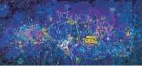  ?? MUSEUM OF CONTEMPORA­RY ART SAN DIEGO ?? “Electric Night” by Lee Mullican, part of MCASD’S collection, is the work chosen for this year’s Summerfest.
