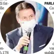  ?? ANSA ?? Il premier Giuseppe Conte ieri a Genova è tornato sul tema del lockdown e della emergenza sanitaria