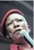  ??  ?? ACDP leader, the Reverend Kenneth Meshoe, lobbied for the reopening of churches.
EFF leader Julius Malema says churches are not assisting the economy.