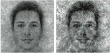  ?? Journals.plos.org via Tribune News Service ?? The image on the left is how young participan­ts in the University of North Carolina Chapel Hill study imagined God’s face. The one on the right was imagined by older participan­ts.