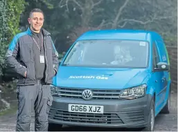  ?? Picture: Ross Johnston. ?? Smart Energy Expert Ramsay El-Nakla with his new van.