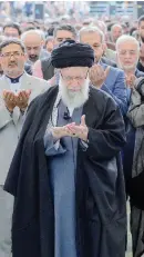  ?? FOTO ANSA ?? Ayatollah Ali Khamenei