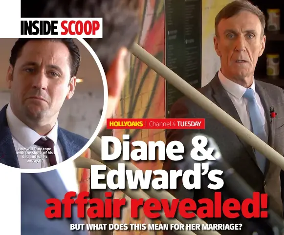  ??  ?? How will Tony cope with the shock of his dad and wife’s betrayal?