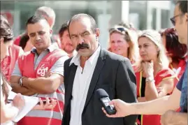  ??  ?? Philippe Martinez se rendra dans un premier temps à Hyères puis à La Seyne.