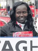  ??  ?? David Weir won the wheelchair title, while Mary Keitany set a new record.