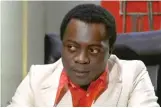  ??  ?? Yaphet Kotto starred as Mr. Big in “Live and Let Die.’’