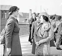  ??  ?? Queen Elizabeth’s visit to RAF Innsworth