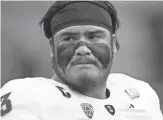  ??  ?? Arizona State offensive lineman Cohl Cabral, a Southern California native, will be returning home this weekend.