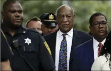  ?? AP PHOTO/MATT SLOCUM ?? Bill Cosby departs after a sentencing hearing at the Montgomery County Courthouse, on Monday, in Norristown, Pa.
