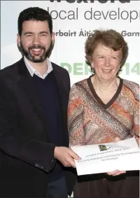  ??  ?? Jason Last and Jlie Sammiller of KilanerinB­allyfad Community Developmen­t Associatio­n with Cllr Kathleen Codd-Nolan and Brian Kehoe of Wexford Local Developmen­t.