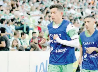  ?? SANTOS LAGUNA ?? El jugador de Chihuahua tuvo sus primeros minutos en la Liga MX