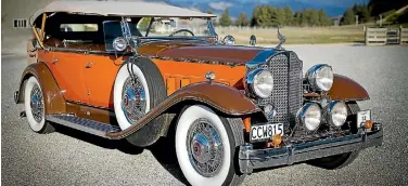  ??  ?? A 1932 Packard Twin Six Sports Phaeton.