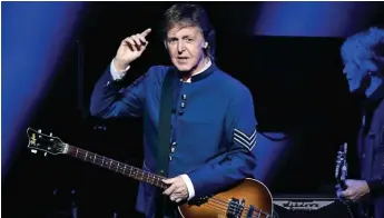  ??  ?? Oh, darling! Paul Mccartney still has it all at 78