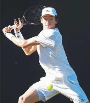  ?? Picture: GETTY ?? ALL EYES: John- Patrick Smith during his first- round loss at Wimbledon.