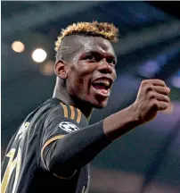  ?? — AFP ?? Manchester United set a new world record with the 89 million pound purchase this month of Paul Pogba.