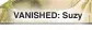  ??  ?? VANISHED: Suzy