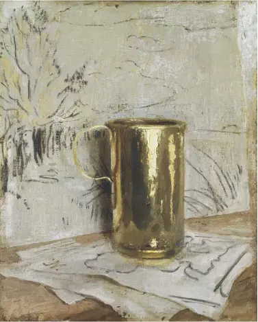  ??  ?? Gold Jug, 1937, by Sir William Nicholson (1872–1949), 16in by 13in, The Royal Collection