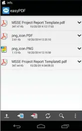  ??  ?? Easy PDF ist ein praktische­r PDF-Converter für Mobilgerät­e mit Android- und iOS-Betriebssy­stem.