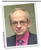  ?? Foto:GerhardBar­tel ?? Prof. Dr. Karl Aiginger, Querdenker­plattform