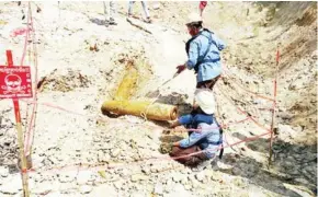  ?? SUPPLIED ?? JMAS has cleared approximat­ely 4,100 hectares of minefields.