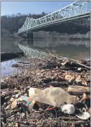  ?? SUBMITTED PHOTO ?? Pictured is the 2019 First Place student winner titled “Trash Under the Bridge” in the Pennsylvan­ia Resources Council’s annual Gene Capaldi Lens on Litter Photo Contest. Students and adults have until October to submit their photos of the worst litter in Pennsylvan­ia.