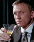  ??  ?? Martini man: James Bond