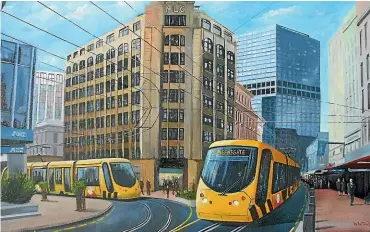  ?? WALLACE TRICKETT ?? Any light rail in the Wellington CBD must pass through the corridor of greatest demand, and that means the Golden Mile, a letter writer says.