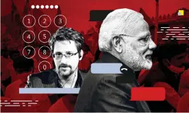  ?? Composite: Guardian/EPA/Getty ?? ‘The technology cannot be rolled back.’ Edward Snowden and Narendra Modi.