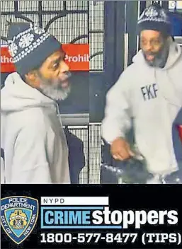  ?? ?? WANTED: Police are looking for this man in the metal-pipe beating of a 31-year-old man at the Queensboro Plaza station Saturday.