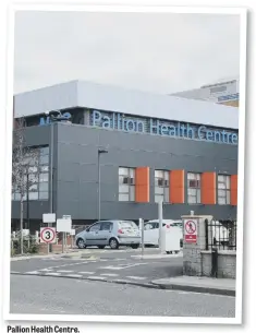  ??  ?? Pallion Health Centre.