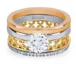  ?? MAISON BIRKS ?? Birks' Dare to Dream stackable engagement ring.