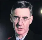  ??  ?? Jacob Rees-Mogg said last night it was a ‘terrible result’ for the PM