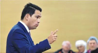  ?? PHOTO: ODT FILES ?? Making a point . . . Is National Party leader Simon Bridges preparing to provoke an ‘‘Investment Strike’’?