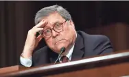  ?? JACK GRUBER/USA TODAY ?? William Barr says he has been as transparen­t as possible in releasing the Russia report’s findings.