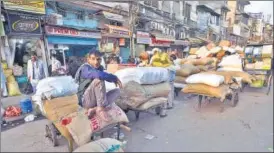  ?? AMAL KS/HT PHOTO ?? Prices of grain in the city’s markets are stable despite rumours of shortage. n