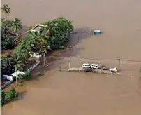  ?? AFP file ?? View of a flooded area in the north part of Kochi in Kerala on August 18, 2018. —