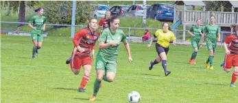  ?? ARCHIVFOTO: HERLE ?? Victoria Stvoric (r., hier im Spiel gegen Ingolstadt) steuerte zwei Treffer gegen Frankfurt bei.