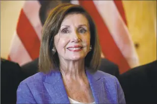  ?? Elmer Martinez / Associated Press ?? House Speaker Nancy Pelosi has emerged as an alternativ­e ambassador in the Trump era.