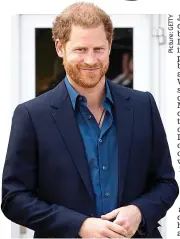  ?? ?? Honesty: The Duke of Sussex