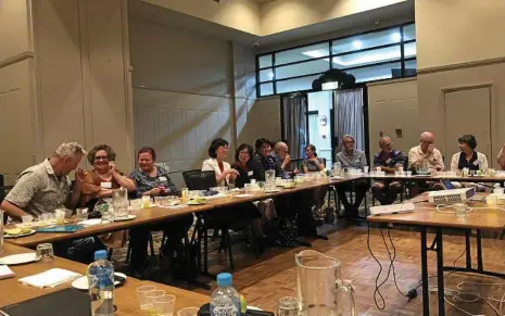  ?? PHOTO: CONTRIBUTE­D ?? THE GOOD OIL: Olive producers came from far and wide to attend a tasting assessment course in Toowoomba.