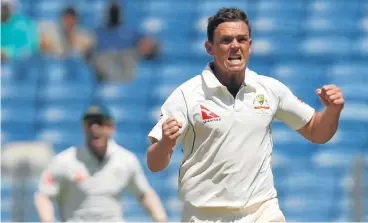  ?? /Reuters ?? Bowled over: Steve O'Keefe stunned India, taking 12 wickets in the first Test.