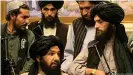  ??  ?? Taliban fighters in the presidenti­al palace: ready to rule again after 20 years